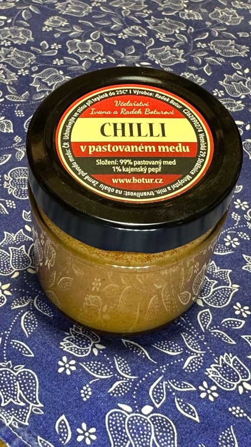 Chilli  v medu 250 gr