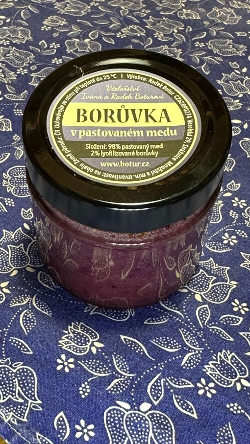 Borůvky v medu 250 gr