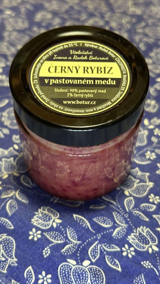 Černý rybíz v medu 250 gr
